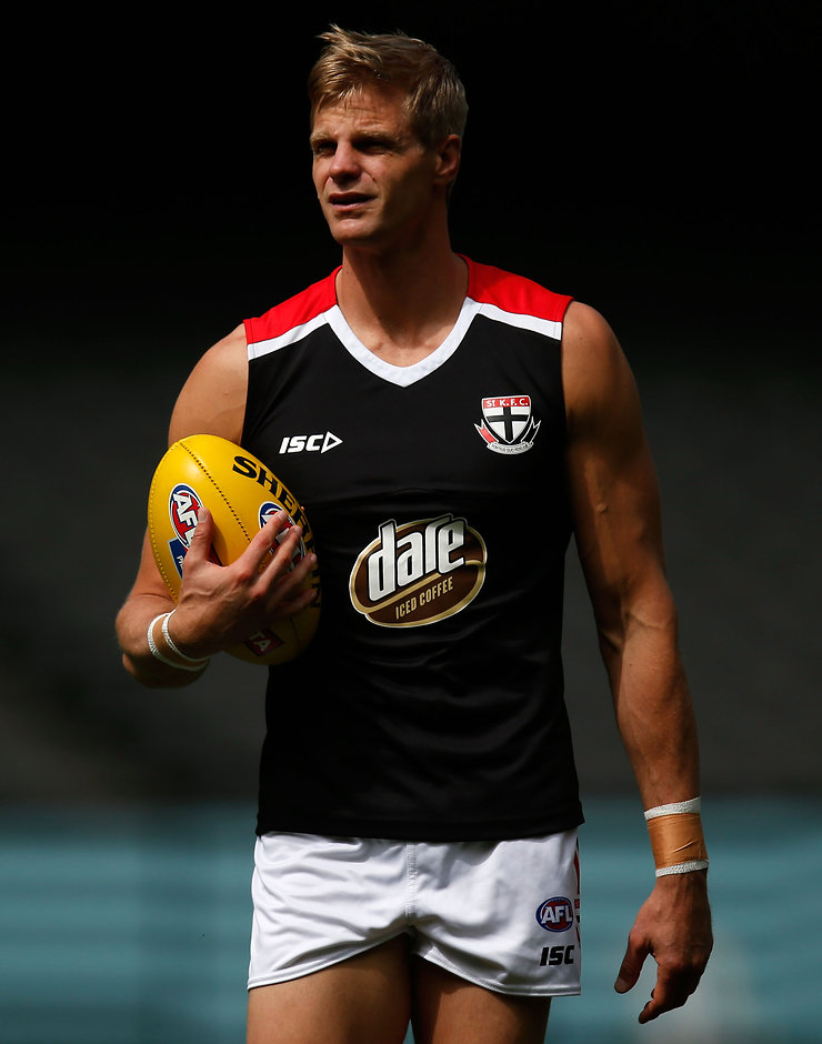 AFL 2016 NAB Challenge - Melbourne v St Kilda Nick Riewoldt will be fit to face Port Adelaide, his coach says - ${keywords}